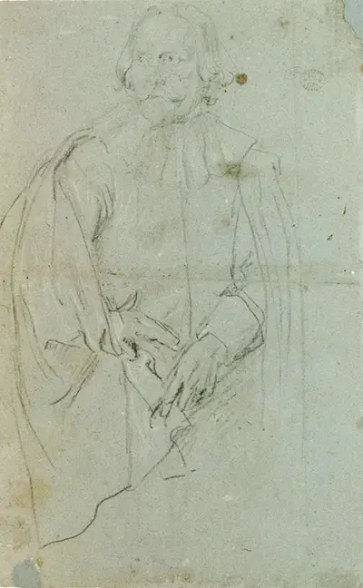 Portrait Study of Quintijn Simons Anthony van Dyck
